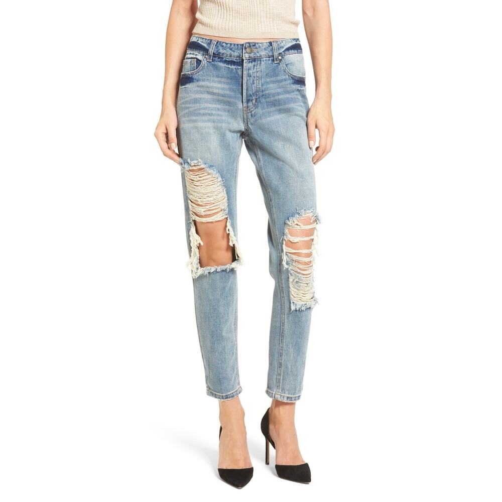 AFRM | Cyrus High Rise Ankle Jeans | 27‎